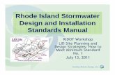 Rh d I l d SRhode Island Stormwater Design and ...cels.uri.edu/rinemo/Workshops-Support/PDFs/SWmanual_Linear LID...Design and InstallationDesign and Installation Standards Manual ...