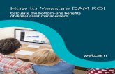 Calculate the bottom-line benefits of digital asset ... · How to Measure DAM ROI Calculate the bottom-line benefits of digital asset management.