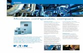 Modular, configurable, compact - Eatonpub/@electrical/documents/cont… · Modular, configurable, compact Modular design: convenient and cost-effective Just three screws link the