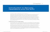 Introduction to Security Operations and the SOC Chapter 1: Introduction to Security Operations and the SOC One exercise to help people understand the inevitability of cyberthreats