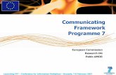 Communicating Framework Programme 7ec.europa.eu/research/fp7/pdf/07feb07/s4/070207_afternoon/s4... · Communicating Framework Programme 7. ... ozone layer and ozone loss ... about