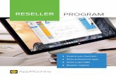 RESELLER PROGRAMcdn.resellerclub.com/docs/reseller_information.pdf · Kinvey surveys 20% of millennials are ‘Mobile Only ... to join AppMachine’s Reseller Program. “I was pleasantly