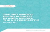 The 3RD AnnUAl DoIng BUsIness In InDIA RePoRT: The UK PeRsPecTIve€¦ ·  · 2017-11-28The Third Annual Doing Business in India Report: ... economy and from India’s attractiveness