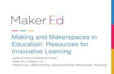 Making and Makerspaces in Education: Resources …sites.nationalacademies.org/cs/groups/pgasite/documents/webpage/...Making and Makerspaces in Education: Resources for ... having a