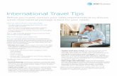 International Travel Tips - AT&T Travel Tips 1Unlimited Wi-Fi available at participating hotspots in select countries listed at att.com/globalcountries. Requires qualifying international