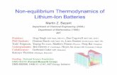 Non-equilibrium Thermodynamics of Lithium-Ion …web.mit.edu/bazant/www/talks/Princeton_3-31-10_battery.pdf · Non-equilibrium Thermodynamics of Lithium-Ion Batteries Martin Z. Bazant