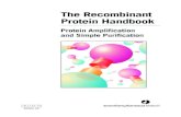 The Recombinant Protein Handbook - ACRF …€¦ ·  · 2013-07-01The Recombinant Protein Handbook Protein Amplification and Simple Purification ... Buffer exchange and desalting