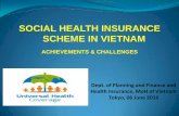 SOCIAL HEALTH INSURANCE SCHEME IN VIETNAM HEALTH INSURANCE SCHEME IN VIETNAM ACHIEVEMENTS & CHALLENGES Dept. of Planning and Finance and Health Insurance, MoH of Vietnam Tokyo, 06