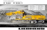 Compact - Liebherr mechanical quick ... (20 µm) in return line with integrated ... Drive Liebherr swashplate motor Transmission Liebherr compact planetary reduction gear