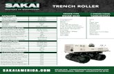 irondirect.comirondirect.com/content/Spec Sheets/Compaction/SA33L2 Trench Roller… · MASTERS OF COMPACTION TRENCH ROLLER ... High Temp Shutdown Low Coolant Shutdown Roll-Over Shutdown