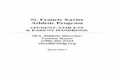 St. Francis Xavier Athletic Program - Constant Contactfiles.constantcontact.com/d5c1e58a001/a41d4ded-f5ad-43af...3 4) Cross Country/ Track and Field Teams will be divided by grade