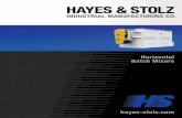 Horizontal Batch Mixers - Hayes & Stolzhayes-stolz.com/docs/brochure-16.pdf · The standard configuration for Horizontal Batch Mixers is the single shaft design, consisting of a ...