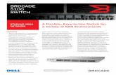 DATA ShEET BROCADE 5100 SwITCh - Dell United Statesi.dell.com/.../en/Documents/switch-brocade-5100-datasheet.pdfiNDUstRY-lEADiNg PERFORMANCE To support mission-critical environments,