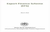 Export Finance (EFS) - P.H.M.A : : :€finance from SBP at 10% and are permitted a maximum spread of 1%). The mark‐up rate has been linked with the weighted average yields on six