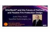 BIM/Revit® and the Future of Pathway and Fire Protection ... · BIM/Revit® and the Future of Pathway and Passive Fire Protection Design ... What is BIM? • A digital representation