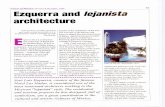 Voices of Mexico /October December, 1994 59 Ezquerra and ... · Voices of Mexico /October • December, 1994 59 Ezquerra and lejanista architecture ... them, are spiritual acts. His