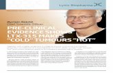 Chief Scientific Officer: PRE-CLINICAL ... - Lytix Biopharma · Lytix Biopharma, is currently working with sev-eral distinguished research teams to examine the effect of LTX-315 in