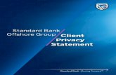 Standard Bank Offshore Group Client Privacy Statement · Offshore Group and their contact details can be found at the end of ... investment, banking, trust and corporate services