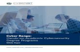 Hands-on Academic Cybersecurity Degree Programs · Hands-on Academic Cybersecurity Degree Programs ... • Ethical hacking ... Hands-On Academic Cybersecurity Degree Programs ...