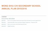 CONTENT · CONTENT Annual Plan 2015/2016 ... Q41>3.4; Q43>3.4; Q49>3.9; Student: Q8>3.7; ... evaluation People responsible Enhancement of