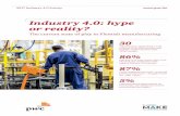 Industry 4.0: hype or reality? - PwC · Digital business models and ... and handle data manipulation and advanced algorithms. ... Industry 4.0 hype or reality?