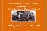 Sri Madhvachaarya Bhashya on Taittiriya Upanishadnageshsonde.com/images/Sri-Madhvachachaarya-Bhas… ·  · 2016-02-15Sri Madhvachaarya Bhashya on Taittiriya Upanishad With explanatory