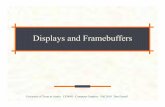 Displays and Framebuffers - University of Texas at Austinfussell/courses/cs384g-fall2011/... · Displays and Framebuffers. ... Many color monitors employ shadow mask technology. The