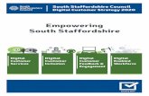 Empowering South Staffordshire Digital...Empowering South Staffordshire ... Through this strategy we’ll not only keep up with the digital revolution ... 2015-2020 Plan and supports