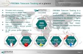 Paolo Marini PRISMA Telecom Testing at a glance Mobile … · Confidential –Version 1.6 PRISMA Telecom Testing at a glance Page 1 Privately held company Headquarters in Milan, Italy