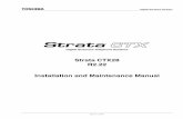 Digital Business Telephone Systems - Manual and …€¦ · Digital Solutions Division March 2005 Strata CTX28 R2.22 Installation and Maintenance Manual Cover Digital Business Telephone