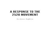 A Response to the 2520 Movement · A RESPONSE TO THE 2520 MOVEMENT !! The following study is a response to the teachings of Jeﬀ Pippenger, leader of an independent ministry and