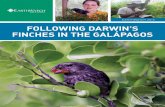 EARTHWATCH 2015 FOLLOWING DARWIN’S …earthwatch.org/...following-darwins-finches-in-the-galapagos.pdfIt is a real pleasure to welcome you to Following Darwin’s Finches in the