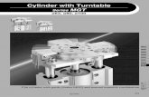 Cylinder with Turntable - SMC Pneumatics · Cylinder with Turntable MGT Stroke (mm) Table position detector hardware Guide rod bearing type M L Slide bearing Ball bushing bearing