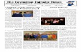 The Covington Catholic Times · The Covington Catholic Times Volume XXVI-Issue V February 2014 1600 Dixie Highway, ... on her album Bangerz, but seems to finally be dying down in