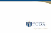 Graphic Style Guidelines - University of Tulsautulsa.edu/wp-content/uploads/2015/08/TU-Graphic-Style-Guidelines.pdfThe University of Tulsa Graphic Style Guidelines Manual has been