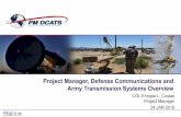 Project Manager, Defense Communications and Army ... SMDC/ARSTRAT DCATS Stakeholders DIA DISA ISAF ASA(ALT) JEOD USACE POTUS Dept of State USN CIO / G-6 USAF TRADOC NETCOM CASCOM CENTCOM