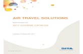 AIR TRAVEL SOLUTIONS - Home | SITA · AIR TRAVEL SOLUTIONS Airport Solution Line ... WorldTracer Management Open System ... Add codes for Baggage Handling Equipment ...