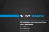 5th Brazil Infrastructure Investments Forum Cesar … 93 - NY - aeroportos...Cesar Cunha Campos Director, FGV Projetos diretoria.fgvprojetos@fgv.br New York, November 2014 5th Brazil