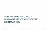 SOFTWARE PROJECT MANAGEMENT AND COST ESTIMATIONcoopes/comp319/powerpoint/lecture005.pdf · SOFTWARE PROJECT MANAGEMENT AND COST ESTIMATION COMP 319 © University of Liverpool slide