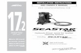 INSTALLATION INSTRUCTIONS 17 - SeaStar Solutions · INSTALLATION INSTRUCTIONS ... With engine fully tilted DOWN, turn steering wheel from hard over ... SeaStar P/A Compatibility Chart