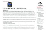 MC45 Mobile Computer Specification Sheet · scanning range allows the easy capture of bar codes ... Keep workers connected out on the road and in the office with 3.5G GSM HSDPA ...