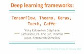 TensorFlow, Theano, Keras, Torch, Caffe - Research web sites – Service d ... ·  · 2017-01-25TensorFlow, Theano, Keras, Torch, Caffe. Introduction ... c. Performance d. Model