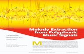 Melody Extraction from Polyphonic Music Signalsdpwe/pubs/SalGER14-melody.pdfpolyphonic music signal is composed of the superposition of the sound waves produced by all instruments