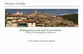 Polyphony of Ceriana - Documentary Educational …der.org/resources/study-guides/polyphony-study-guide.pdfPolyphony of Ceriana The Compagnia Sacco . 2 Table of contents THE MAKING