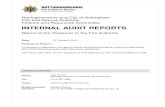 INTERNAL AUDIT REPORTS - Nottinghamcommittee.nottinghamcity.gov.uk/documents/s10629/FINAL_Internal...INTERNAL AUDIT REPORTS Report of the Treasurer ... FRS1501 – FIXED ASSET DATA