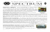 WARC May 13 News - Whitman Amateur Radio Club · The Whitman Amateur Radio Club, Inc. May, 2013 SPECTRUM The Voice of the Humble Electron Founded 1962 _____ PRESIDENT’S MESSAGE: