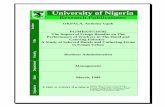 University of Nigeria Impact of Fringe... ·  · 2015-09-03University of Nigeria Research Publications OKPALA, Anthony Ugoh ... the dispenser of all blessings for granting me the