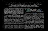 Teleprotection Terminal Interface for Analogue ...journal.telfor.rs/Published/Vol5No1/Vol5No1_A13.pdfteleprotection terminal dedicated to operate over Power Line Carrier ... transmission