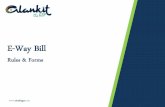 E-Way Bill - Alankit GST Bill PPT.pdf · E-way bill can be issued, ... Transport document No. indicates Good receipt No. OR Railway Receipt No. OR Airway bill No. OR Bill of Lading