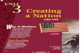 Creating a Nation - Home - Boone County Schools 05.pdfCreating a Nation 1763–1791 ... winning the French and Indian War angered American colonists. ... you read Section 1, re-create